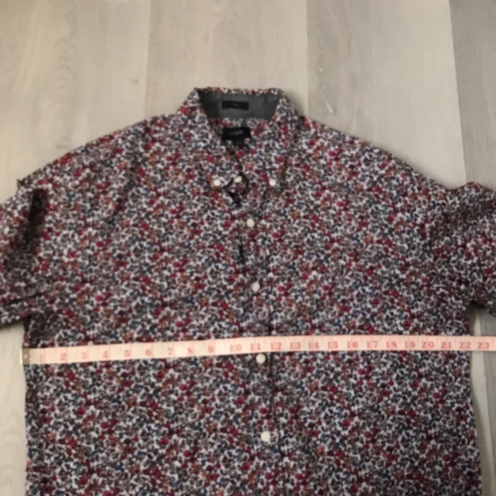 J CREW MENS SHIRT BUTTON DOWN LONG SLEEVE COLLARED LARGE